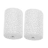 OFFIGAM 2 Rollen Gipstuchrollen Für Bauchabdrücke, Mullbinden, Maskenherstellung, Wickelstreifen Für Pappmaché-Paste, Skulpturen, Kunst Und Handwerk