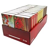 Camino Streichhölzer – 24 Schachteln mit je 10 cm Langen Zündhölzern – 1.200 Stück für Kamin, Kerzen & Deko – Blumenmotiv, FSC-Zertifiziert Art. 1556 (24)