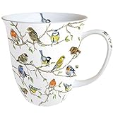 Ambient , Glas, Fine China Mug 0,4 Liter Vogeltreffen