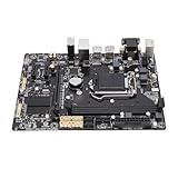 Yanmis LGA 1150 Motherboard, Micro ATX DDR3 1600 MHz Motherboard für Core I7 I5 I3 Pentium Celeron 4. Generation CPUs, Dual Channel 16 GB RAM, USB 3.0, DVI VGA Ausgang