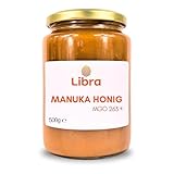 Libra 500g Manuka Honig MGO 263+ | Neuseeland | naturbelassen | roh | Top Qualität | laborgeprüft | Libra Food