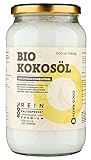 Bio Kokosöl Geschmacksneutral CocoNativo 1000ml (1L) - Kokosöl desodoriert - Coconut oil - Kokosnussöl ohne Aroma - Reines Kokosfett - Zum Kochen, Braten und Backen, für die Haare und Haut