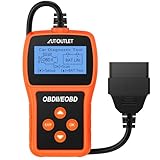 AUTOUTLET OBD2 Diagnosegerät, Auto OBD2 Scanner Codeleser OBD2 EOBD Motor Fehlercodeleser Scanner mit DTC-Definition, 10 Sprachen, Spannungserkennung und -überwachung, KFZ-Fehlercode-Lesegerät