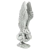 Design Toscano Der Engel der Erinnerung und Erlösung Religiöse Gartenstatue, 38 cm