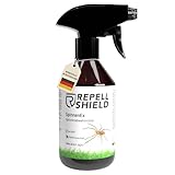 RepellShield Anti Spinnenspray - 250ml - Ultrakonzentriertes Pfefferminzöl zur Spinnenabwehr - Ohne Rückstände - Innen- & Außenanwendung - Spinnen Abwehrmittel, Anti Spinnen Spray