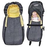 Lammfell Fußsack Kinderwagen,Universal Fusssack Winter Baby Buggy mit Reißverschluss und Einstellbarer Zugkordel,Wasserdichter Waschbar Winterfußsack für Kinderwagen Buggy,Fußsack Babyschale