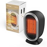 Heizlüfter Energiesparend, 1500W Elektroheizung Heizlüfter Energiesparend Leise Keramik Heizlüfter Bad Konvektor Heizung Energiesparend Heizlüfter Heizstrahler für 20m² Räume