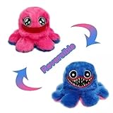 Huggy Wuggy Plush Toy Huggy Wuggy Toys Smiling Critters Monster Plush - Reversible Huggy Wuggy Kissy Missy Plush, Rainbow Toys Friends Kissy Missy Plush Plushies Toys