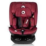 LIONELO Bastiaan RWF Baby- und Kleinkindautositz 0-36 kg von 40–150 cm 360° drehbar ISOFIX-zertifiziert i-Size R129 neuester Standard, Befestigung vorne und hinten, Seitenschutz, voll verstellbar