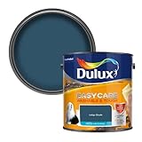 Dulux Pflegeleichte, waschbare und robuste matte Dispersionsfarbe, Indigo-Ton, 2,5 l