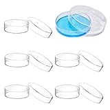 5 Stück Glas Petrischalen mit Deckel,Petrischale,Petrischale Glas,Hochborosilikatglas Sterilisierte Petrischale,Petrischalen,Glas Petrischalen,Für Laborschule Der Laborprojekt,60mm x 18mm