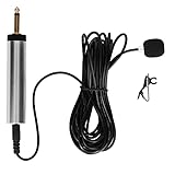 Alvinlite Kondensatormikrofon Lavalier Professional Mic Clip auf Musikinstrument Mic Mikrofon für Gitarre Saxophon Trompete Violine Klavier