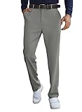 JMIERR Herren Golf Hosen Stretch Golfhose Sommer Sport Trousers Slim fit Stretch Lang Chino Pants mit 5 Taschen Grau M