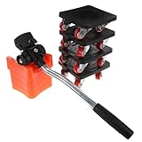 Garneck 1 Satz Mover Geräteheber Beweger Möbelschieber Für Teppich Bewegliche Möbelgleiter Hochleistungsmöbel Lifter Bewegungswerkzeuge Für Schwere Möbel Möbelheber Dolly Schwarz Plastik