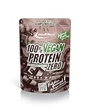 IronMaxx 100% Vegan Protein Zero - Creamy Chocolate 500g | Veganes Eiweißpulver ohne Zucker | Low Carb Protein Shake, High Protein, laktosefrei, geeignet für Muskelaufbau & Diät