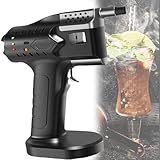 VzxCrue Cocktail Bubble Smoke Gun Electric Aroma Blaster Whiskey Smoker Kit, Bourbon Rum Vodka Coffee Meat for Bar Restaurant Home Dinner Gifts Verbessert den Geschmack von Speisen und Getränken