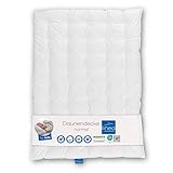 LINEA by böhmerwald Daunendecke normal, 90% Daunen / 10% Federn, weiß, 100x135