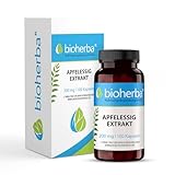 Apfelessig Kapseln EXTRAKT 200 mg - 100 Kapseln zum Shape Kapseln Apple Cider Vinegar Chromverstärkte Stoffwechsel Formel - Laborgeprüft Vegane Kapseln, PZN 17189728 von BIOHERBA