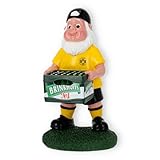 Borussia Dortmund Unisex – Erwachsene BVB Gartenzwerg Bierkasten Edition Kulturbeutel, Schwarz Mit Neon-gelb, 33,0 X 18,0 X 12,0 Zentimeter