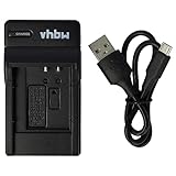 vhbw USB Ladegerät kompatibel mit Ricoh DB-110, G900, G900SE, GR III, WG-6 Kamera Camcorder-Akku - Ladeschale, Ladekontrollanzeige