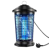 Insektenvernichter Elektrisch Außen und Innen, 20W UV Mückenlampe, 4000V Fliegenfalle Elektrisch, Mückenfalle für Schlafzimmer, Wohnzimmer, Büro, Garten, Küche, Effiziente Schädlingsbekämpfung