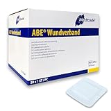 50 Stück Wundpflaster steril 10x8 - steriler Wundverband Pflaster sensitiv - Wundauflage nicht haftend 5x4 cm - Saugstark & Hautfreundlich - Akute Wundversorgung und postoperatives Pflaster