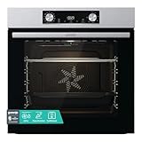 Gorenje OptiBake BOS 6737 E02X Einbau-Backofen / 77L / AquaClean/Heißluft/ExtraSteam/AirFry/PerfectGrill/Pizzamode 300°C/Edelstahl, Inox