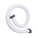 Ø 1,5 Länge 59 Zubehör Poolpumpe Ersatzschlauch Filterpumpenschlauch inklusive 1 Schlauchadapter