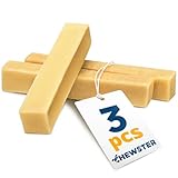 CHEWSTER Käsestangen - Kaukäse Hundeknochen - Kaukäse für Hunde - Langer Kauspaß aus natürlicher Milch – Natürliche Käse-Kauknochen (210 g, M, 3er Pack)