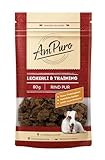 AniPuro 80g Leckerli & Training vom Rind, Belohnungssnack, hochwertig, getreidefreie Rezeptur, tierisches Monoprotein, hoher Proteingehalt, für große und kleine Hunde (Packung mit 3)