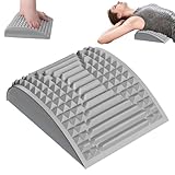Traxenta Rückenstrecker Oberflächen-TPE-Material, Align Nacken Und Rückenretter Kissen, Gerät Comfort Neck Back Stretcher Rückenstrecke, Rückendehner Original Nackenstrecker Nacken-Kissen