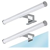 Kwazar Luminaire LED Spiegellampe 5W, 30cm, Moderne Wandlampe für Badezimmer, Bad & Wohnen, 4000K Neutralweiß, Energieeffizient, Spiegelleuchte, Möbelleuchte, Elegantes Design GAMA