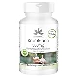 Knoblauch 500 mg - 120 Softgels für 2 Monate - Allium sativum | HERBADIREKT by Warnke Vitalstoffe - Deutsche Apothekenqualität