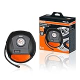 OSRAM TYREinflate 200, Analoge Reifenpumpe, tragbarer 12V Kompressor für Autoreifen, Stromanschluss via Zigarettenanzünder, Reifenbefüllung in 4,5 Minuten