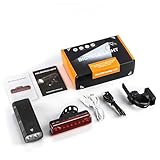 LED Fahrradlicht Set, 5000 Lume Fahrradlichter, IPX5 wasserdichte Fahrradbeleuchtung, USB Wiederaufladbare Alulegierung Fahrrad Vorne und Rücklicht