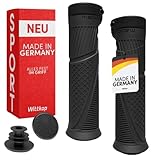 Wittkop Fahrradgriffe mit innovativem Mehr-Zonen-Design, Made in Germany I ergonomisches Design mit Anti-Rutsch Effekt inkl. Komfort- & EFC-Zonen für optimierten Grip & Komfort I Fahrradgriffe Lenker