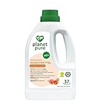 PLANET PURE Waschnuss Waschmittel aus Pflanzenextrakten 37 Wl 98,4% natürlichen Inhaltsstoffe 1,48 Liter