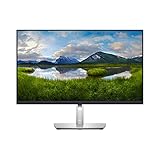 Dell P2723D 27 Zoll QHD (2560x1440) Monitor, 60Hz, IPS, 5ms, 99% sRGB, DisplayPort, HDMI, 5x USB, 3 Jahre Garantie, Schwarz