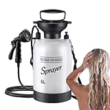 Yuemeuy Tragbare Dusche - Tragbare Wasserpumpe Reisedusche | Outdoor Dusche Handbrause Für Badezimmer Camp Reinigung Wandern Autowäsche Tierpflege