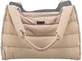 TRIXIE Transporttasche Gina für Hunde in beige/grau – praktische Tragetasche zum Transportieren deines Vierbeiners – modernes & Zeitloses Design – 28849
