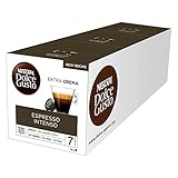 NESCAFÉ Dolce Gusto Espresso Intenso, 48 Kaffeekapseln, Arabica und Robusta Bohnen, Geschmack roter Sommerbeeren, rosa Pfefferbeeren, Aromaversiegelte Kapseln, 3er Pack (3x16 )