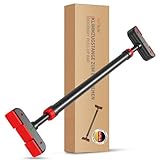 DH FitLife Klimmzugstange Türrahmen ohne Schrauben | Pull up bar Doorway zum Eindrehen | Türreck für Krafttraining | Reckstange für Tür 72-92cm | Mit Wasserwaage