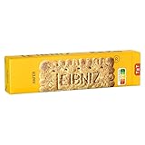 LEIBNIZ Haferkeks, 230 g, knusprige Kekse mit Hafer und Weizen gebacken (1 x 230 g) (Packung mit 10)