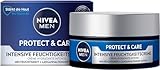 NIVEA MEN Protect & Care Intensive Feuchtigkeitscreme, beruhigende Gesichtspflege für Männer, 48h feuchtigkeitsspendende Gesichtscreme mit Aloe Vera und Pro Vitamin B5 (50 ml)