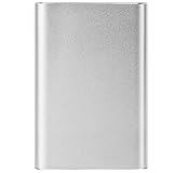 Wzxksoac Externe USB 3.0-Festplatte, Hochgeschwindigkeits-USB 3.0, 1 TB Speicher, Tragbare Festplatte für Laptop, Desktop-PC, Silber