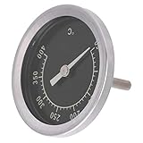Dyocoag Edelstahlgrill Thermometer Zifferblatt Futterofen 50‑400 ℃ Thermometer Küchenback Vorräte