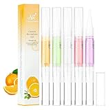 LOPHE Nagelöl Stift, 5 Stück Nagelöl Cuticle Oil Pen, Nagelhautpflege-Öl, Nagelpflegestift für Befeuchtung der Nägel