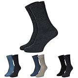 Black Snake 4 Paar feine Damen und Herren Socken mit Alpakawolle - glattgestrickte weiche Strümpfe - hochwertig und angenehm zu tragen (DE/NL/SE/PL, Numerisch, 39, 42, Regular, Regular, mehrfarbig)