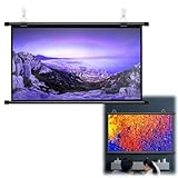 Projektor Leinwand Portable Faltbare Beamerleinwand, Projektorleinwand für Wandmontage, Tragbar & Einfache Einrichtung, Film-Großbild-Erlebnis, Heimkino Projektionsleinwand, Rollo-Leinwand(16:9,50')