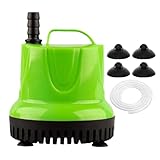 Fischtank-Umwälzpumpe, Aquariumfilterpumpe | ruhige Teichpumpe mit Saugleistung - Hydroponik Filtersystem Geräuscharmer Motor für den Teich